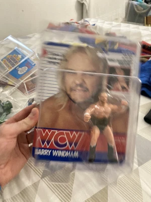 £50 • Buy WCW Galoob Barry Windham Moc On Spanish Card Immaculate Condition