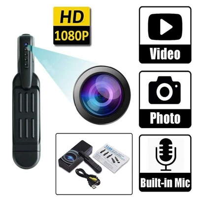 £14.66 • Buy 1080P HD Mini Portable Body Video Recorder DVR Pocket Pen Camera Hidden Cam