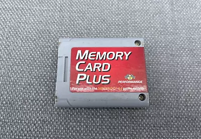 Performance Memory Card Memory Card Plus For Nintendo 64 N64 Tested • $11.88