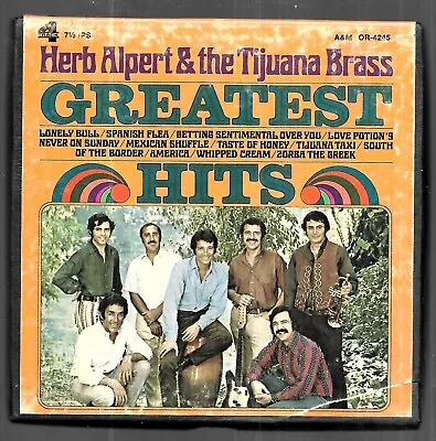 Herb Alpert & The Tijuana Brass – Greatest Hits Reel Tape 7 ½ Ips - 4track A&M • $14.99