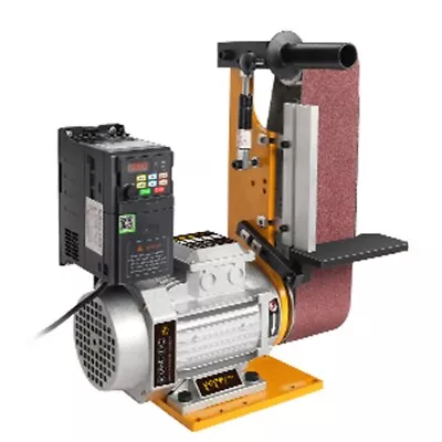 Industrial Grade Vertical Belt Sander Wood Metal Polishing Benchtop Sander • $576.19