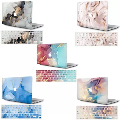 £15.11 • Buy 3in1 Marbled Hardshell Case Cover Protector For MacBook Air 13 A2337 A2179 A1466