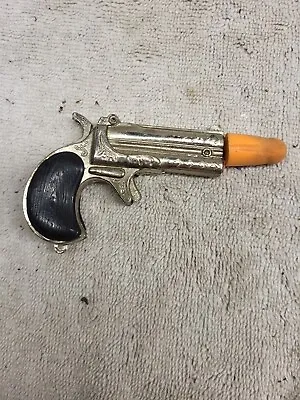 VINTAGE Retro OLD Derringer GAME TOY Gun Metal Ty1019 • £23.35