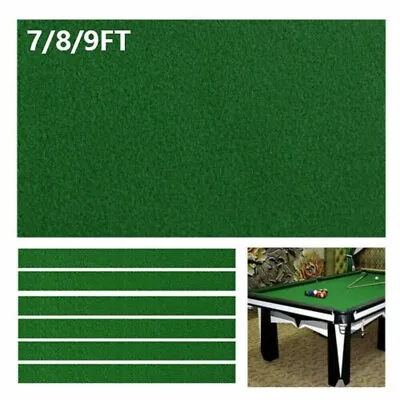 7/8/9 Ft Nylon Billiard Pool Table Felt Cloth Bar Club Indoor Billiard Cloth • $21.94