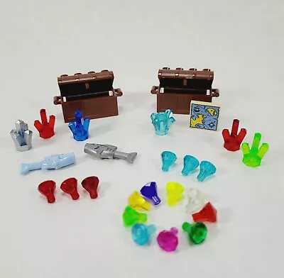 NEW LEGO Treasure Chests With Map Diamonds Jewels Crystals Fish • $9.95