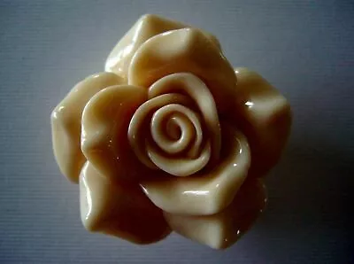 2 Hole Slider Beads Focal Beads Rose Beige #1 • $3.95