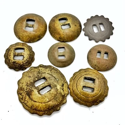 £47.88 • Buy Ancient Or Medieval European Bronze Buckles From Horse Harness - Rare Antiquity