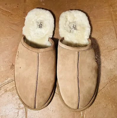 UGG Men's SCUFF Casual Comfort Suede Slip On Slippers CHESTNUT 1101111 SIZE 13 • $28.50