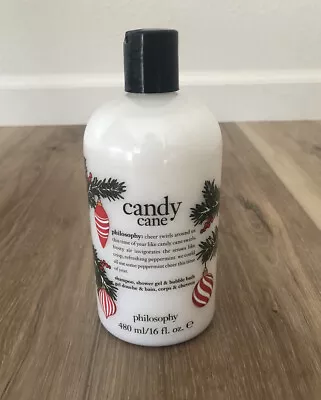 Philosophy Candy Cane Shampoo Bath And Shower Gel 16oz / 480ml Sealed Ships Fast • £23.71