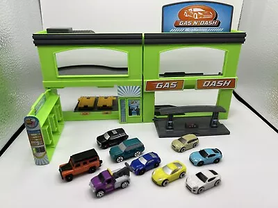 Micro Machines Micro Gas N’ Dash Expanding Playset With 9 Cars! • $12.95