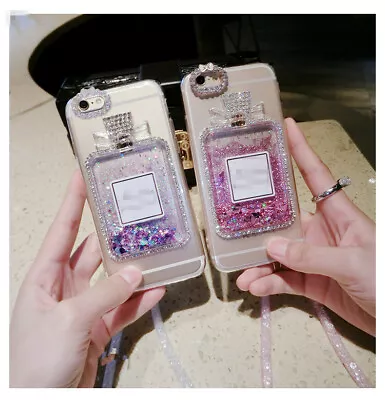 OPPO Bling Stylish Girly Perfume Bottle Quicksand Case A57 A59 F1S A77 R9 R11s + • $7.99