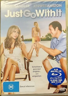 Just Go With It (DVD) Jennifer Aniston/Adam Sandler - Region 4 - New & Sealed • $5.09