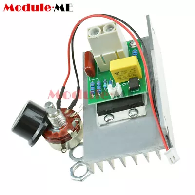 10000W AC 220V SCR Voltage Regulator Motor Speed Controller Dimmer Thermostat • £11.99