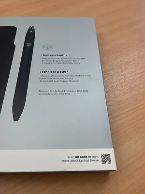 £119 • Buy Nomad Black Leather Sleeve Macbook Pro / Air 13 Inch Laptop Sleve