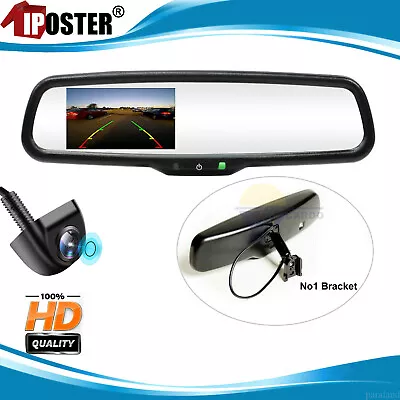 4.3  OEM Replacement Car Rear View Mirror Monitor HD Reversing Backup Camera Kit • $58.39