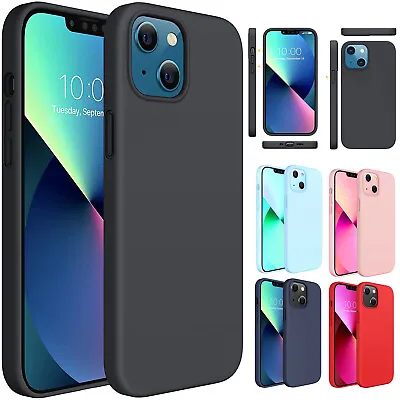 $4.99 • Buy For Apple IPhone 14 Pro Max Liquid Silicone Gel Rubber Full Body Protection Case