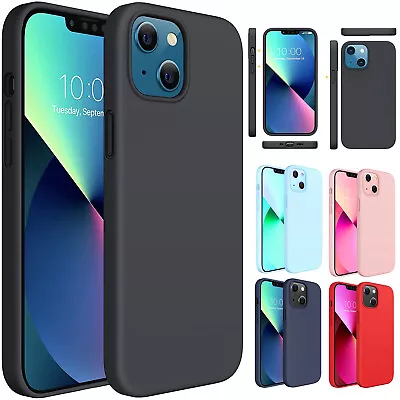 $4.99 • Buy For Apple IPhone 14 Pro Max Liquid Silicone Gel Rubber Full Body Protection Case
