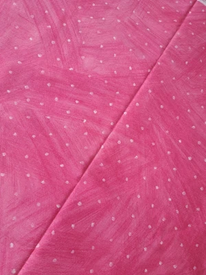 £0.99 • Buy Pink Polka Dot Furnishing Cotton Remnant