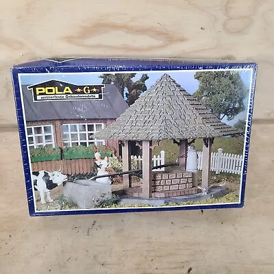 POLA G Wetterfeste Gebaude Fontaine De Village G 1844 Train Building Model Well • $135.99