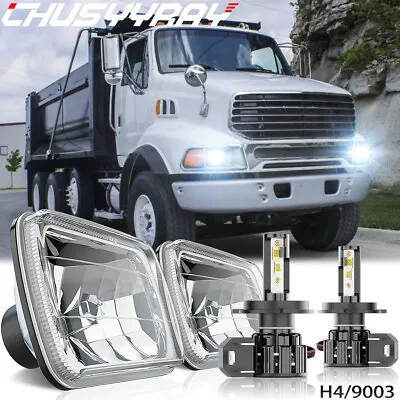 2PCS For Sterling Commercial Truck LT9500 7x6  5X7 LED Headlights Sealed Beam • $99.99