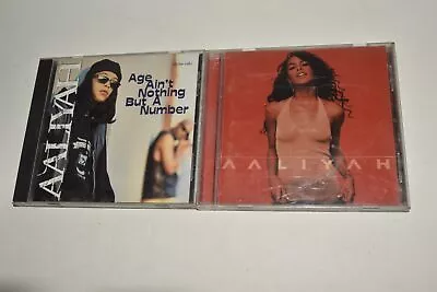 Aaliyah - Self Titled- Age Aint Nothing But A Number  Lot Of 2  Cd  (ylh20) • $10