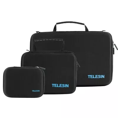 TELESIN Storage Cases For GoPro Cameras And Accessories | Small Medium Or Large • $29.50