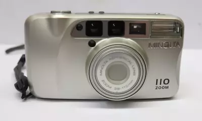 Vintage MINOLTA 110 ZOOM Point And Shoot Film Camera • £4.99