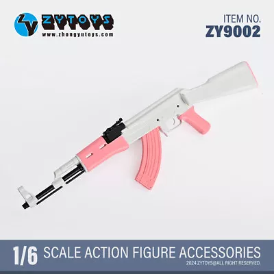 1/6 ZYTOYS ZY9002 AK47 WWII Gun Rifle Weapon Model Fit 12'' Action Figure Doll • $22.31