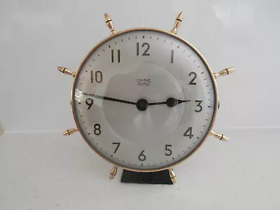Vintage Smiths 8 Day Ship's Wheel Nautical Clock Perfect Almost As New Condition • $150