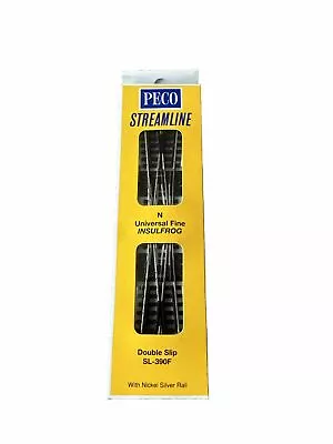 Peco Streamline N-gauge Code 55 Insulfrog Double Slip Points Sl-390f • $65.69