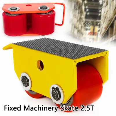 $38 • Buy Industrial Machinery Dolly Skate Mover Cargo Trolley 2Rollers 2.5T 5500lbs Mover