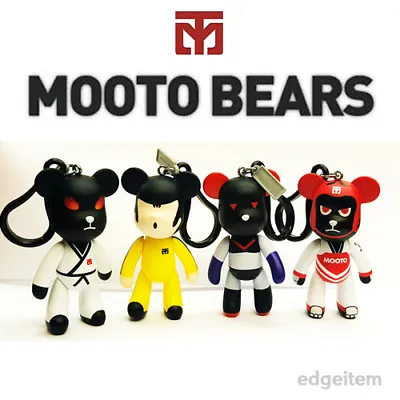 MOOTO Bears Keyring Action Figure Key Chain Martial Arts Accessory Key Holder • $15