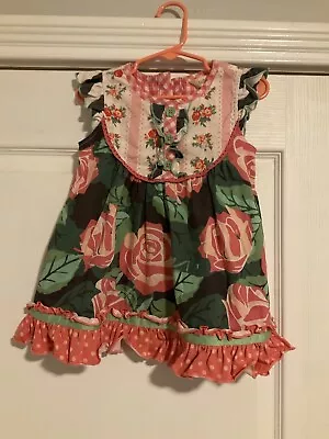 Matilda Jane Size 2 Floral Rose Dress • $15