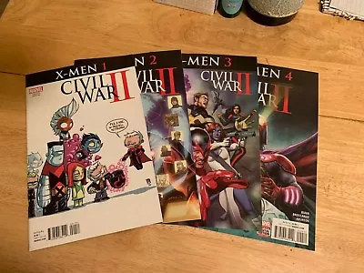 Civil War II X-Men 1-4 Complete Comic Lot Run Set Marvel Collection • $9.99