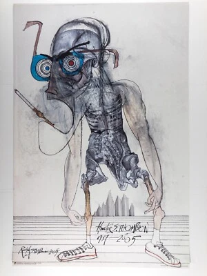 $22.59 • Buy (LAMINATED) RALPH STEADMAN  HUNTER S. THOMPSON  POSTER (61x91cm) PICTURE PRINT