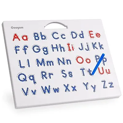 Coogam Magnetic Letters Practicing Board Magnets Tracing ABC Alphabet Board • £29.99