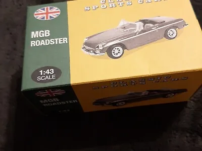 Atlas Editions 1.43 MGB Roadster (Green) Diecast Model Boxed • £12