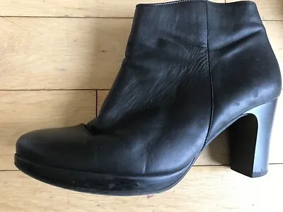 Gabor Black Leather Boots UK 5 • £12