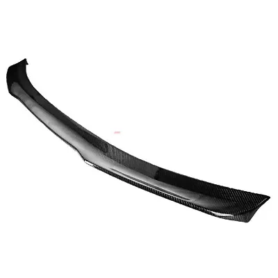 Trunk Spoiler Lid Deck For 15-21 Ford Mustang Real Gloss Black Carbon Fiber Rear • $264.38