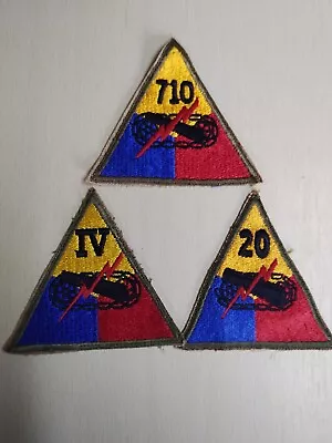 £20 • Buy American Army WW2 Armoured Patches