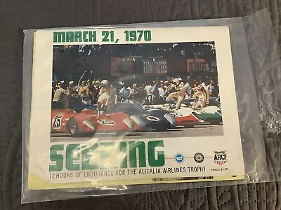 1970 Sebring 12 Hours Of Endurance Program - Steve McQueen Drove A Porsche 908  • $5