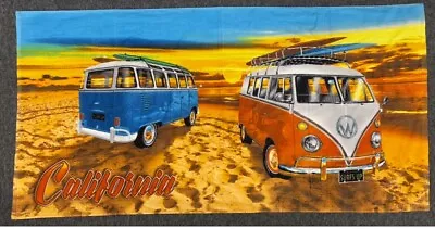 23 Window Samba VW 11 Kombi Deluxe Volkswagen Trim Bus Fabric Towel DIY Interior • $24.95