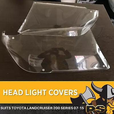 Headlight Covers Lamp Protectors To Suit Toyota Landcruiser 200 Series 2007-2015 • $69
