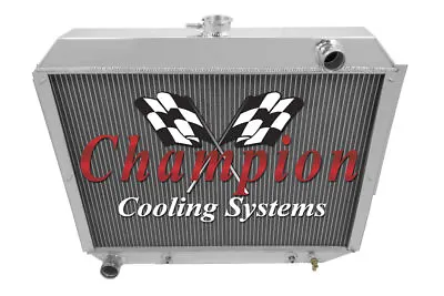 Cold Champion 3 Row All Aluminum Radiator For 1966 - 1969 Dodge Polara V8 Engine • $246.95