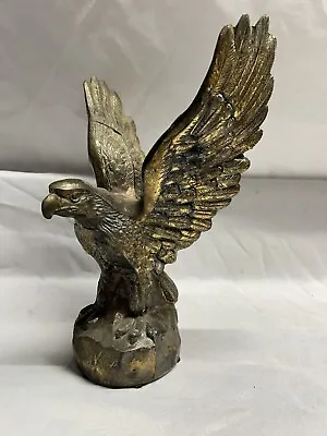 Brass Like Cast Metal Eagle Gold Patina “Fly Eagles Fly” • $17.98
