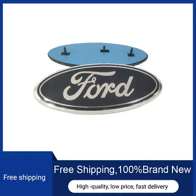 BLUE&CHROME For 2005-2014 Ford F150 FRONT GRILLE/ TAILGATE 9 Inch Oval Emblem • $11.99