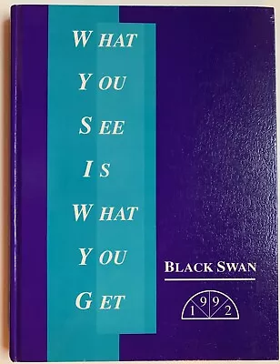 1992 William Byrd High School Yearbook The Black Swan Vinton Va • $99.99