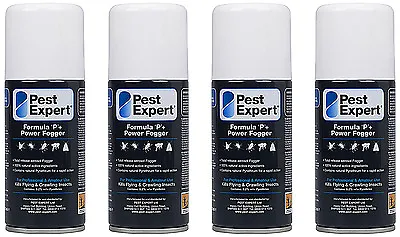 Clothes Moth Killer Insect Formula 'P+' Power Fogger (150ml) X4 • £27.95