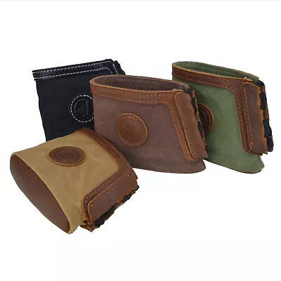 Leather Canvas Slip On Rifle Recoil Pads Gun Extension Pad For Rifle And Shotgun • £22.22