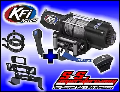 4500 Lb KFI Wide Winch Combo Polaris MidSize Ranger 2010-2017 500 570 Crew • $508.20